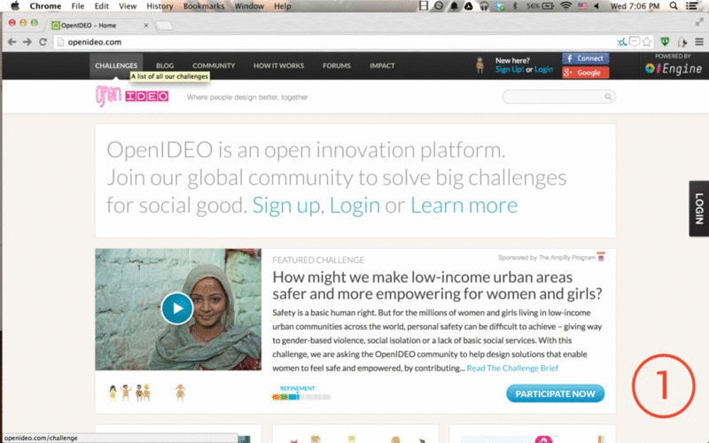 Figure D: The steps towards making a contribution.