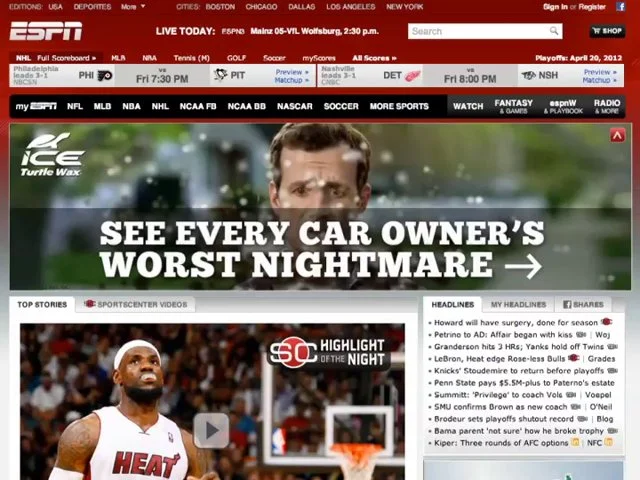 Turtle Wax ICE Banner