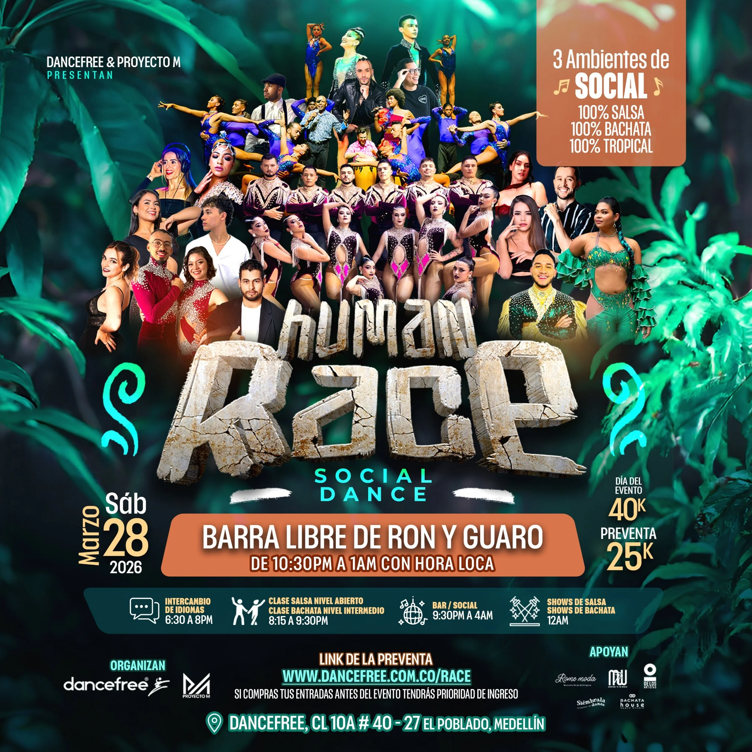  Social Human Race en DANCEFREE 