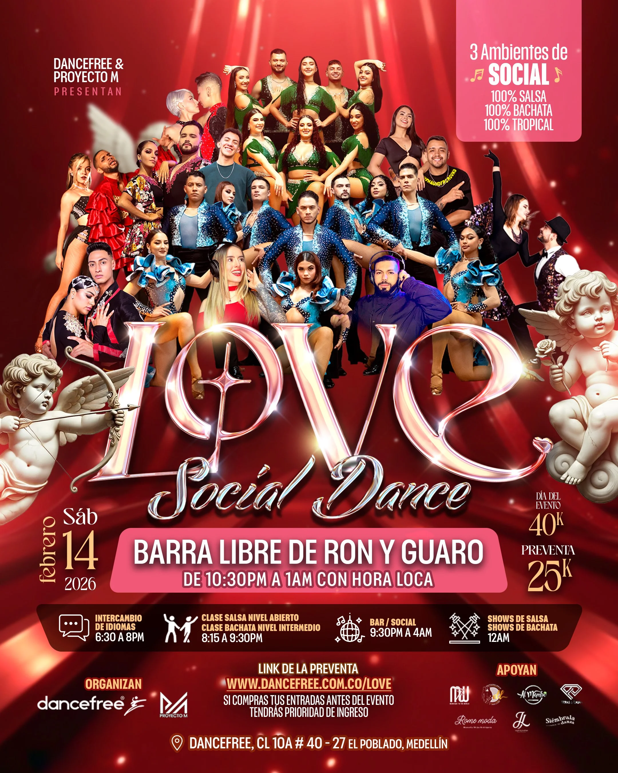 Love Social en DANCEFREE