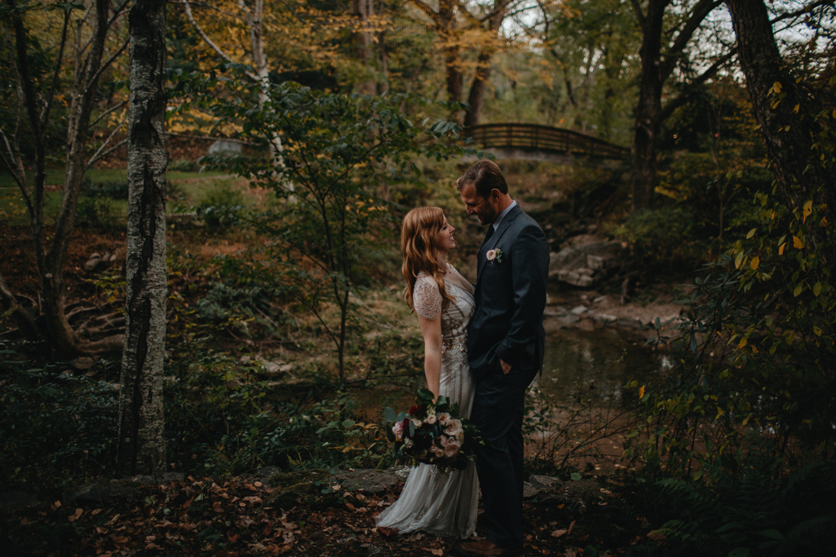 Jennifer And Shawn Asheville Nc Botanical Gardens Wedding