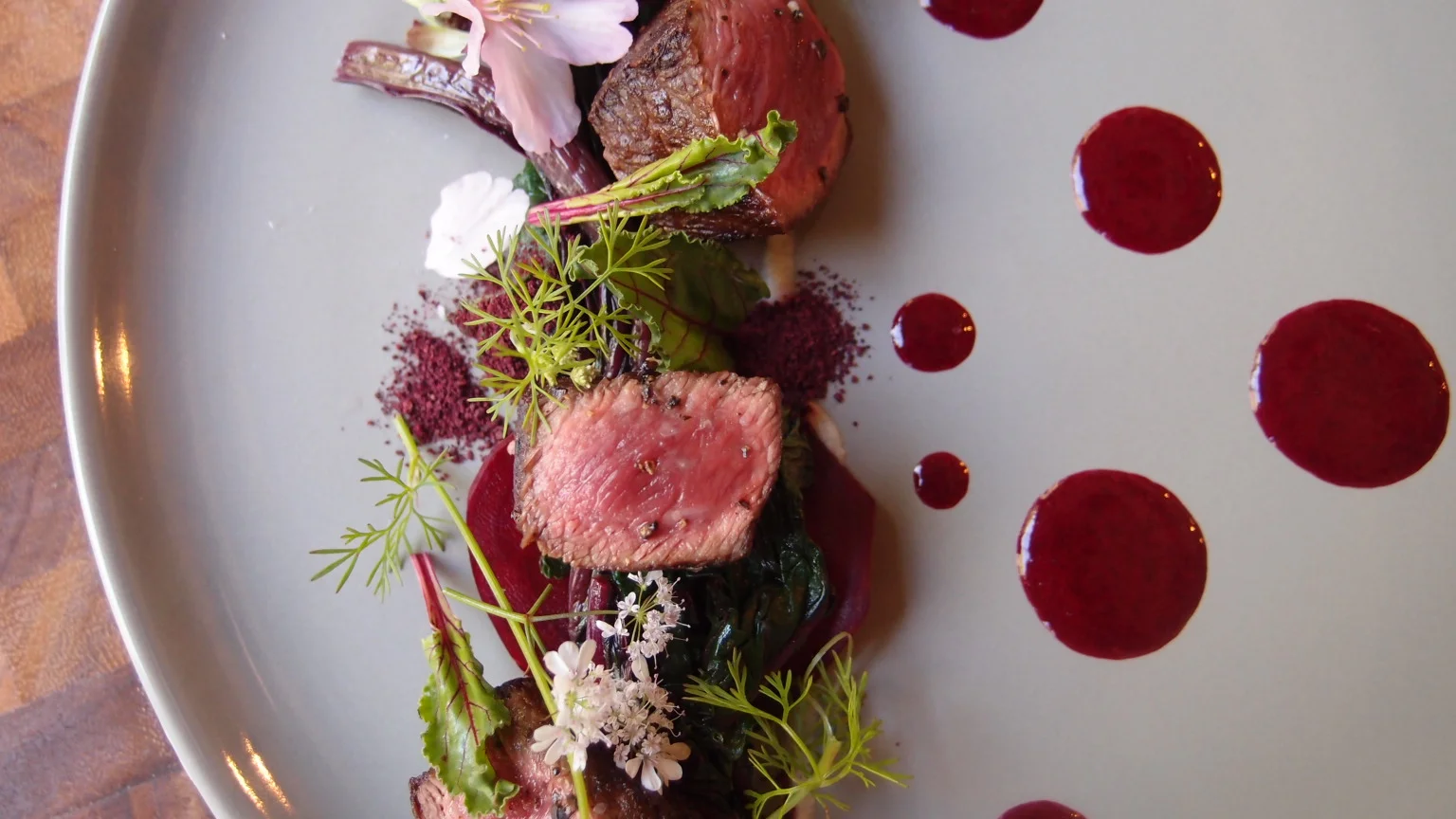 Flat-Iron and Beets