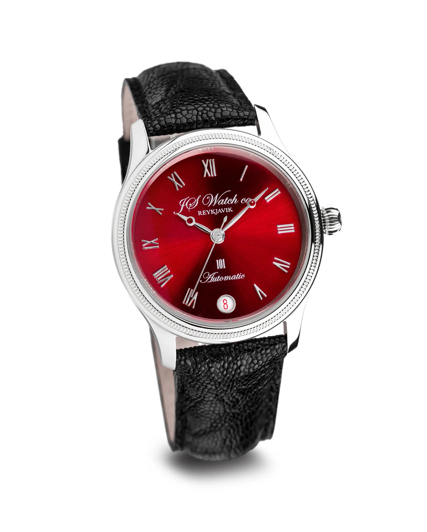 JS Watch Company Reykjavik — 101 32mm Red Roman