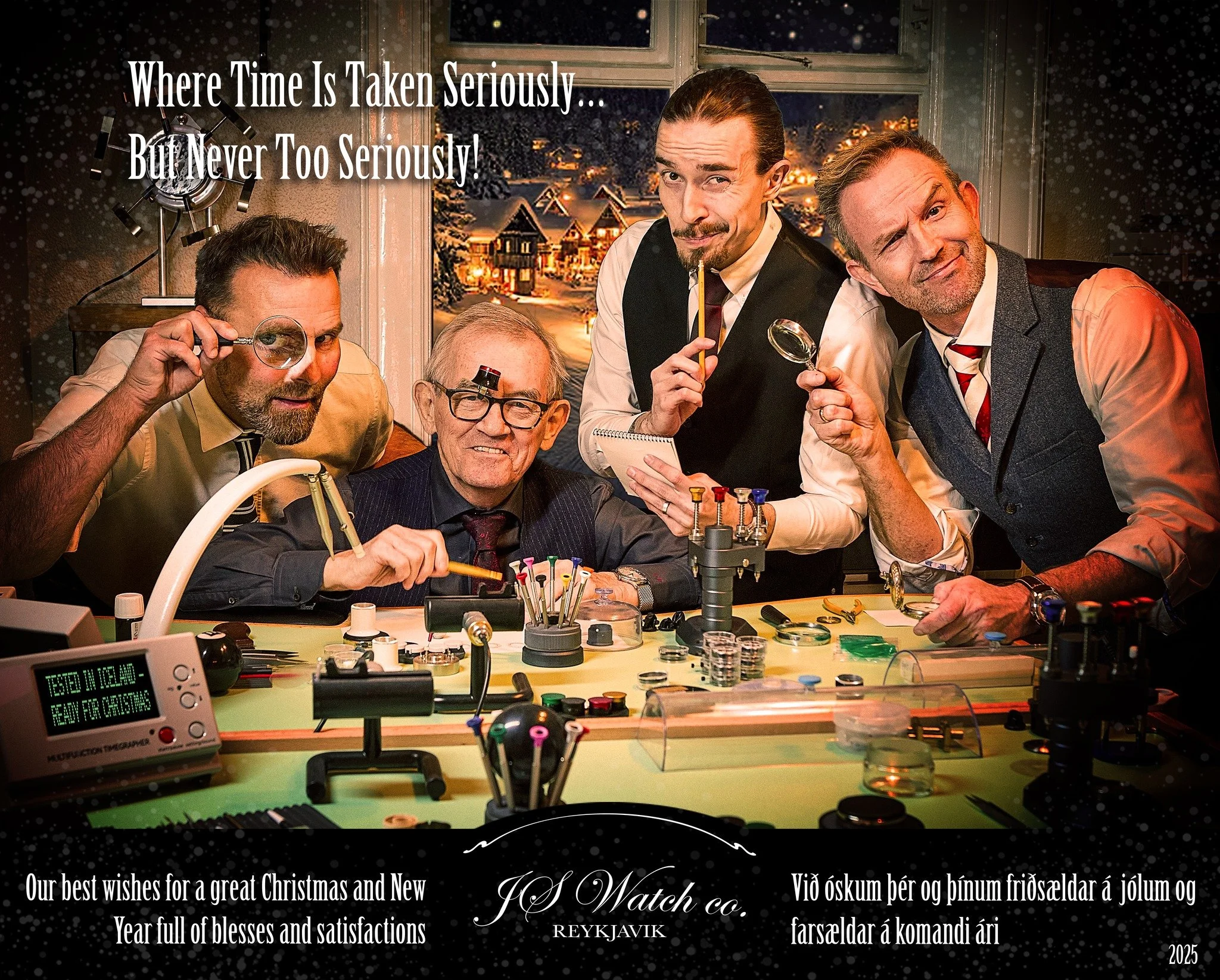 Where Time Is Taken Seriously&hellip; But Never Too Seriously!
Merry Christmas! 
#jswatch #iceland #hodinkee #watches #Reykjavik