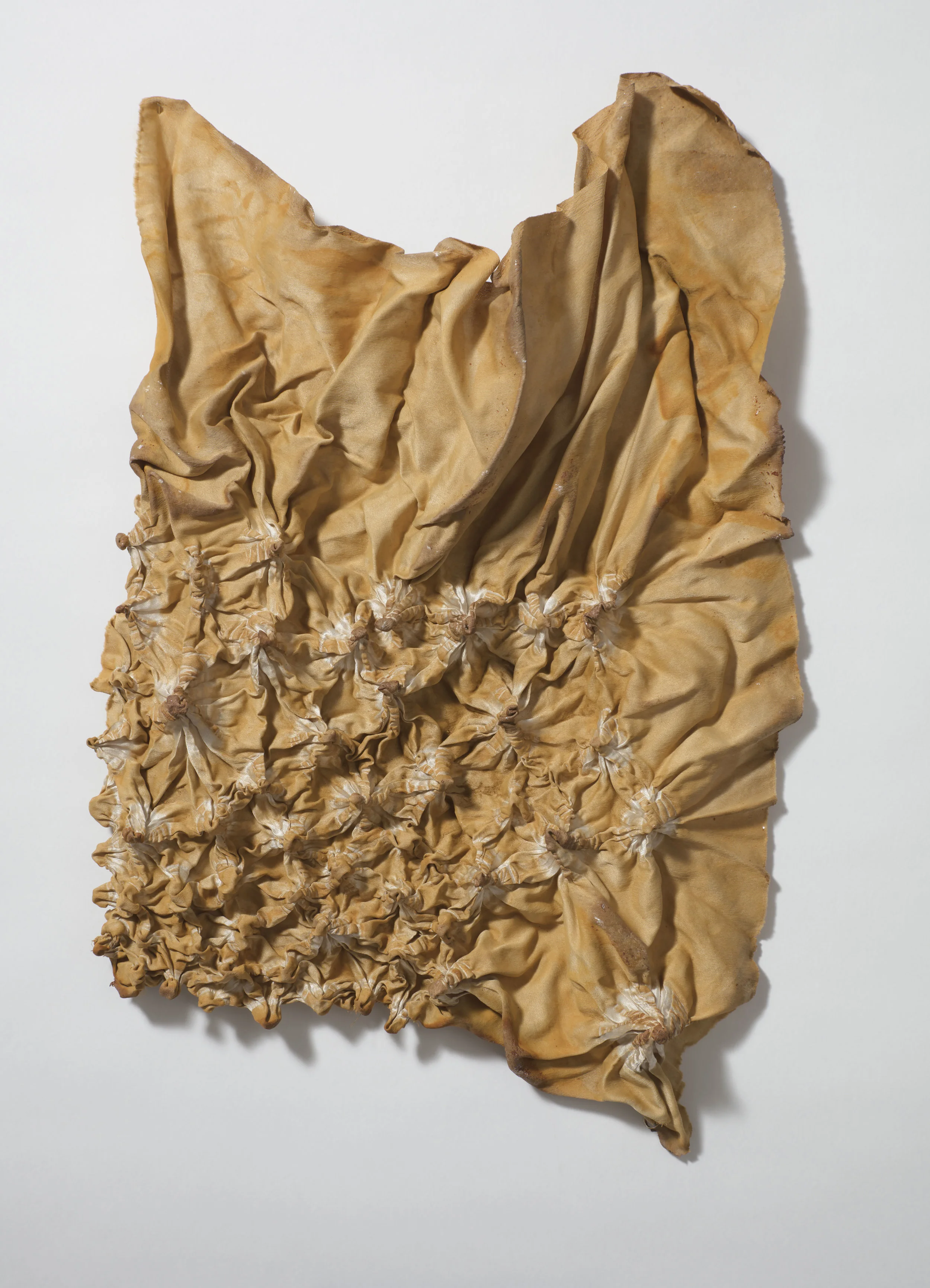 It’s All Rust #1 , 2018, rust dyed silk.