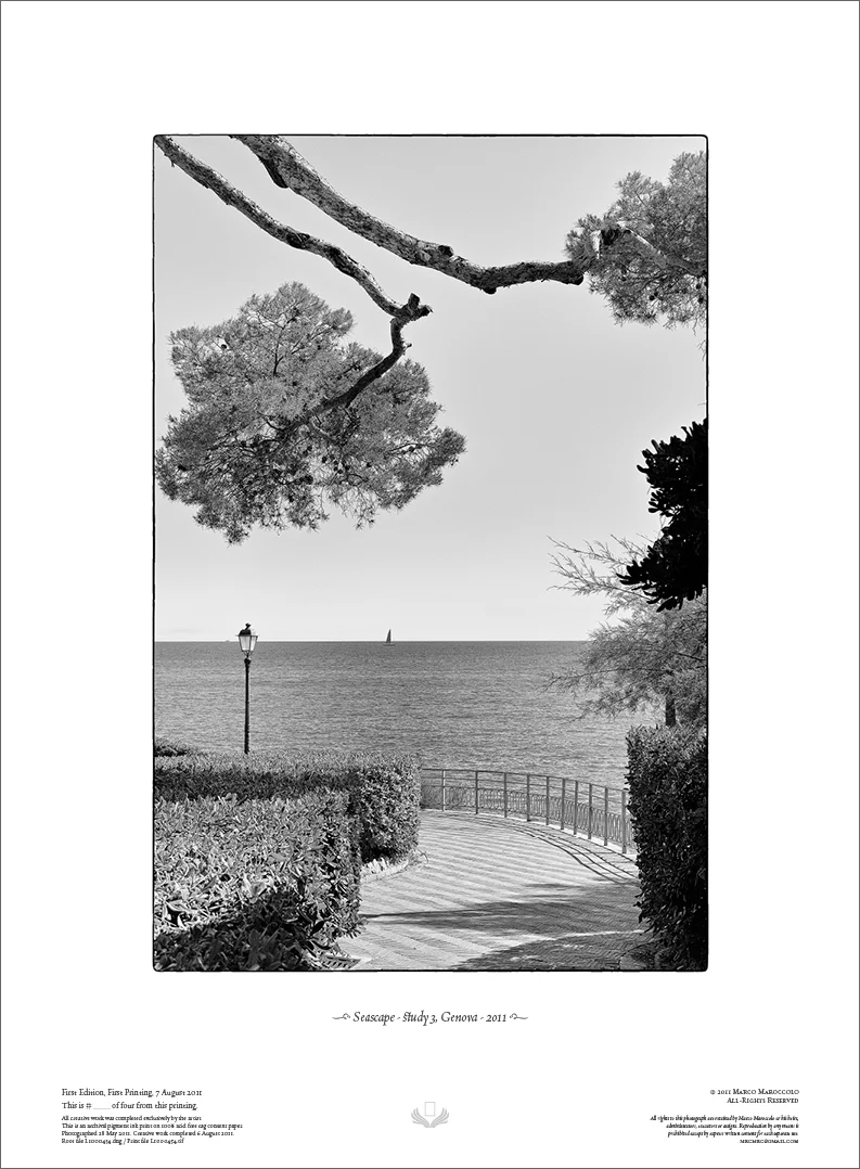 Seascape, study 3, Genova - 2011