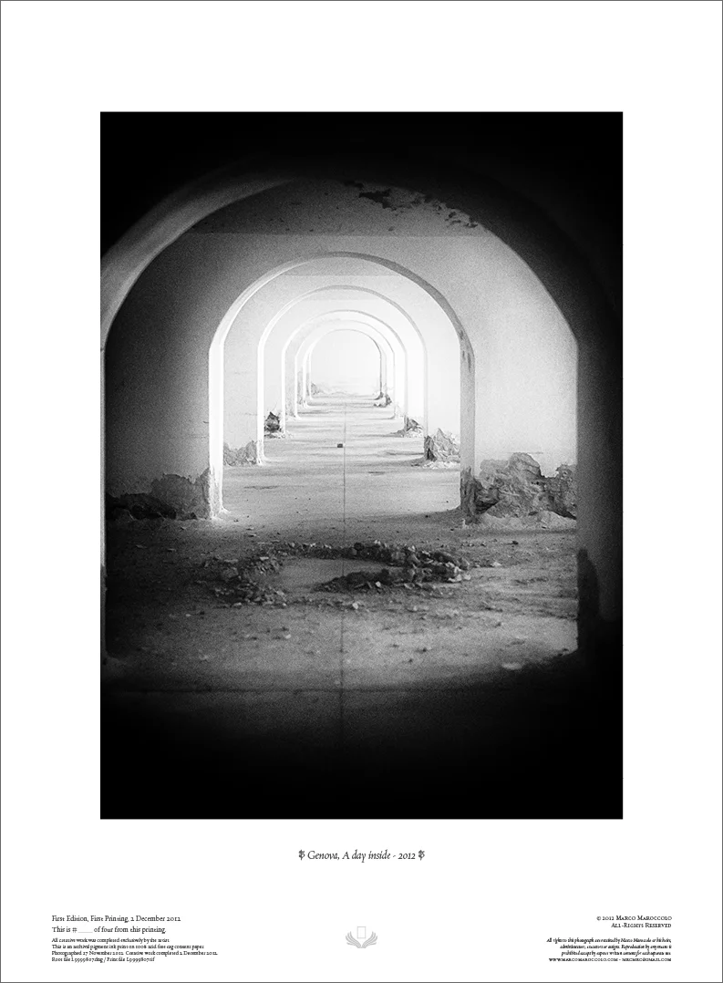 Genoa, A day inside, 2012 - plate I