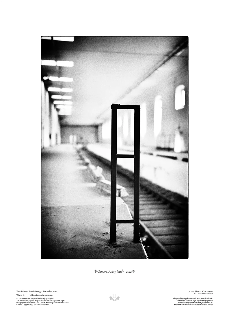 Genoa, A day inside, 2012 - plate IX