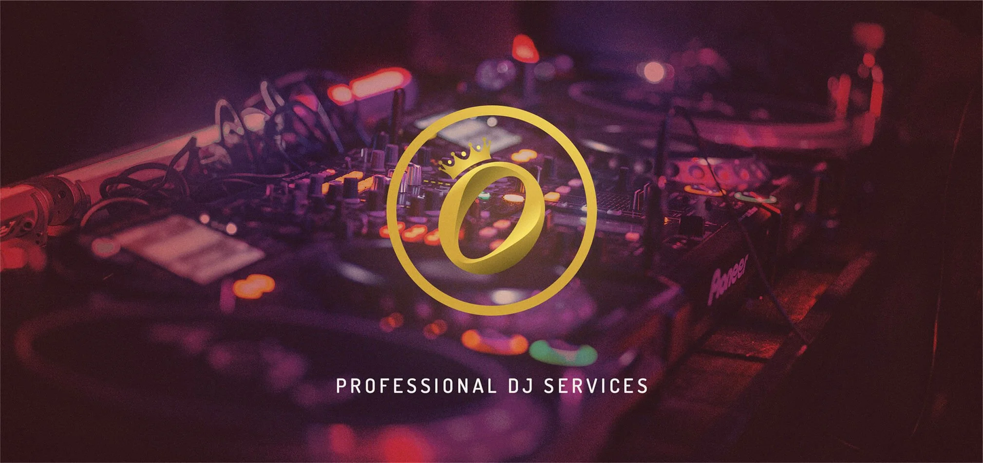 Promotional material for King O Music Services included flyers, graphics, stickers, videos and business cards.