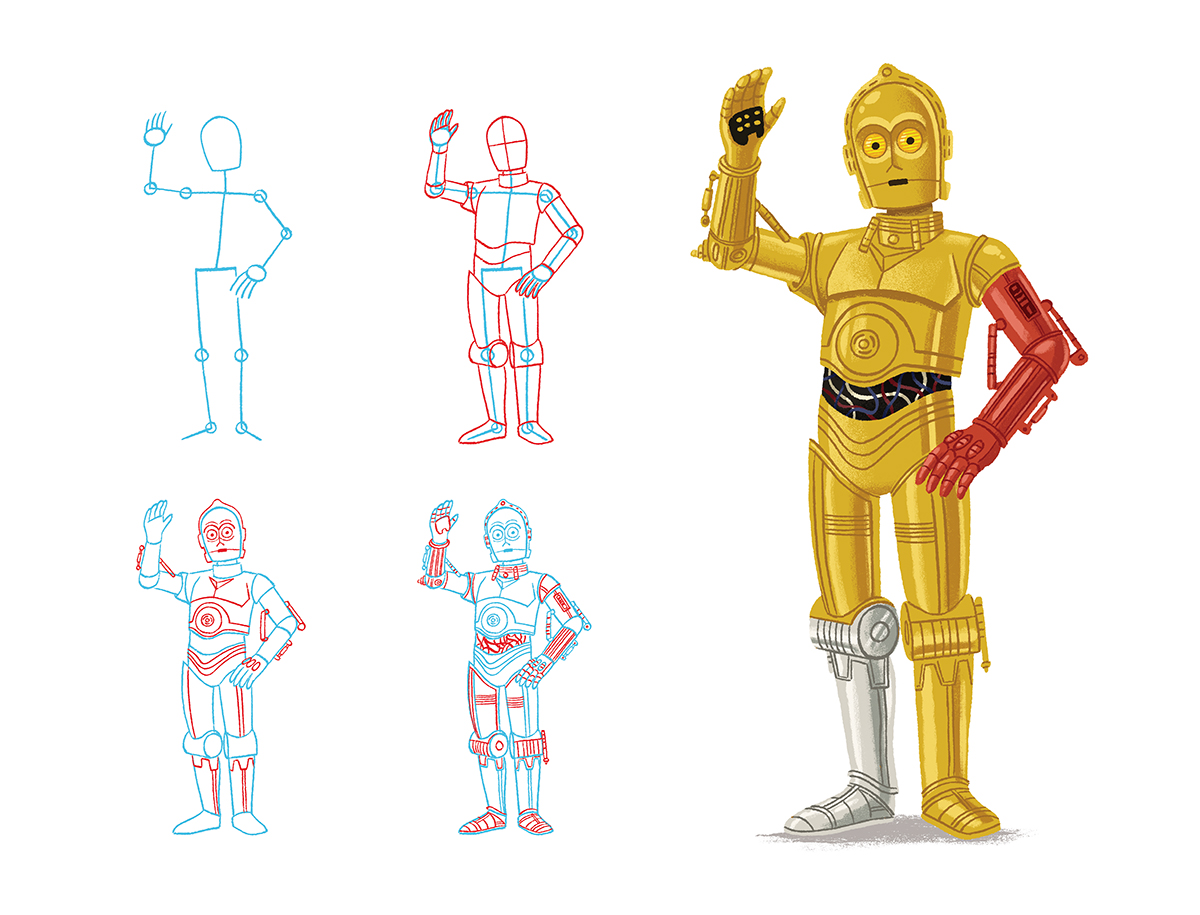 Featured image of post C3P0 Drawing Draws a line connecting the two points specified by the coordinate pairs