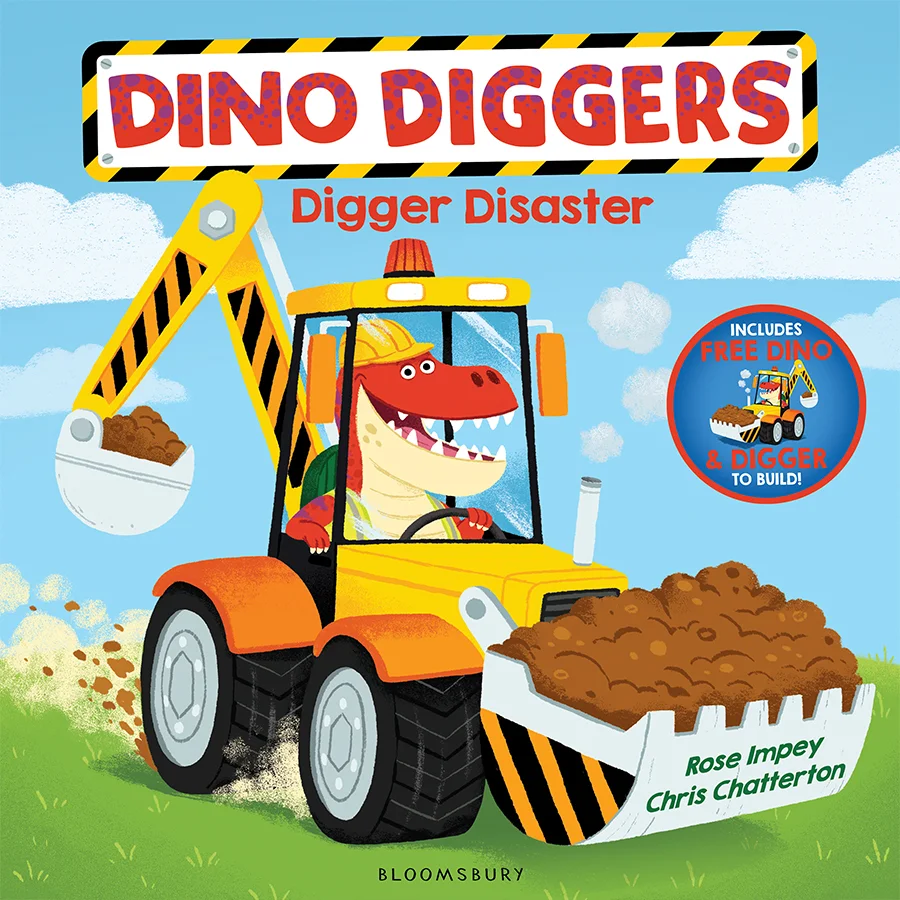 DINO DIGGERS - DIGGER DISASTER cover illustrated by Chris Chatterton