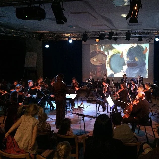 Fantastic day. #arcticphilharmonic played live to the screening of our #shortfilm #dunder #animation #tromsø #fabelfjord