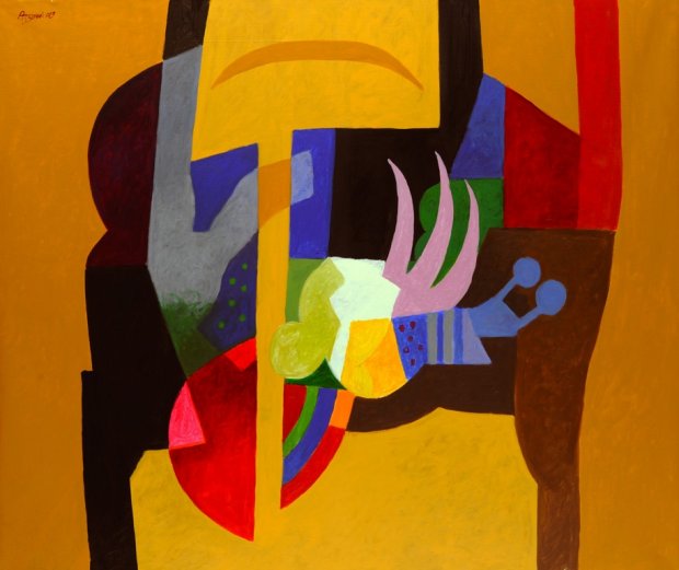 Dia al-Azzawi, Recent Paintings. Massacres and Joie de vivre.