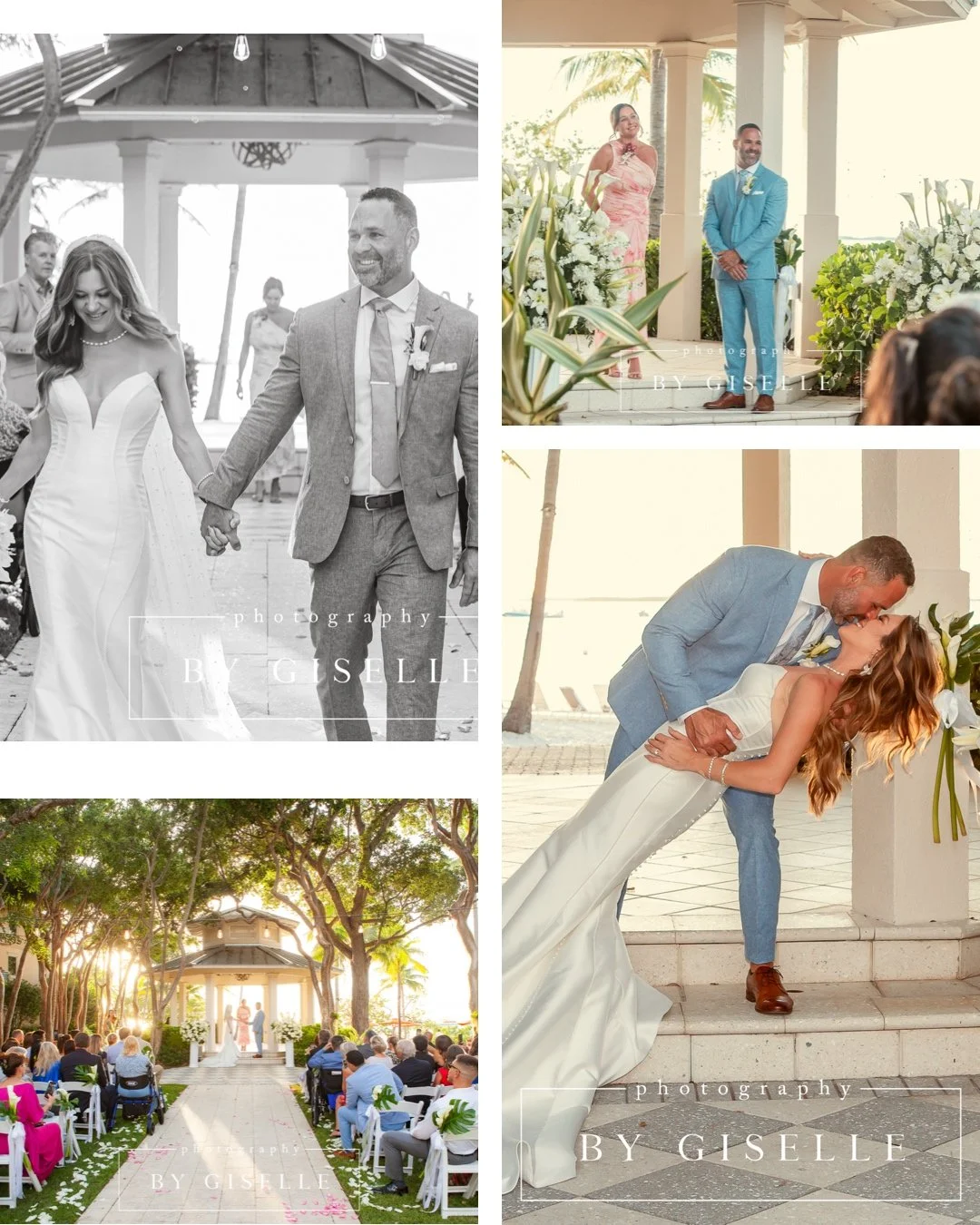ntimate beach wedding sunset couple in Key Largo Florida