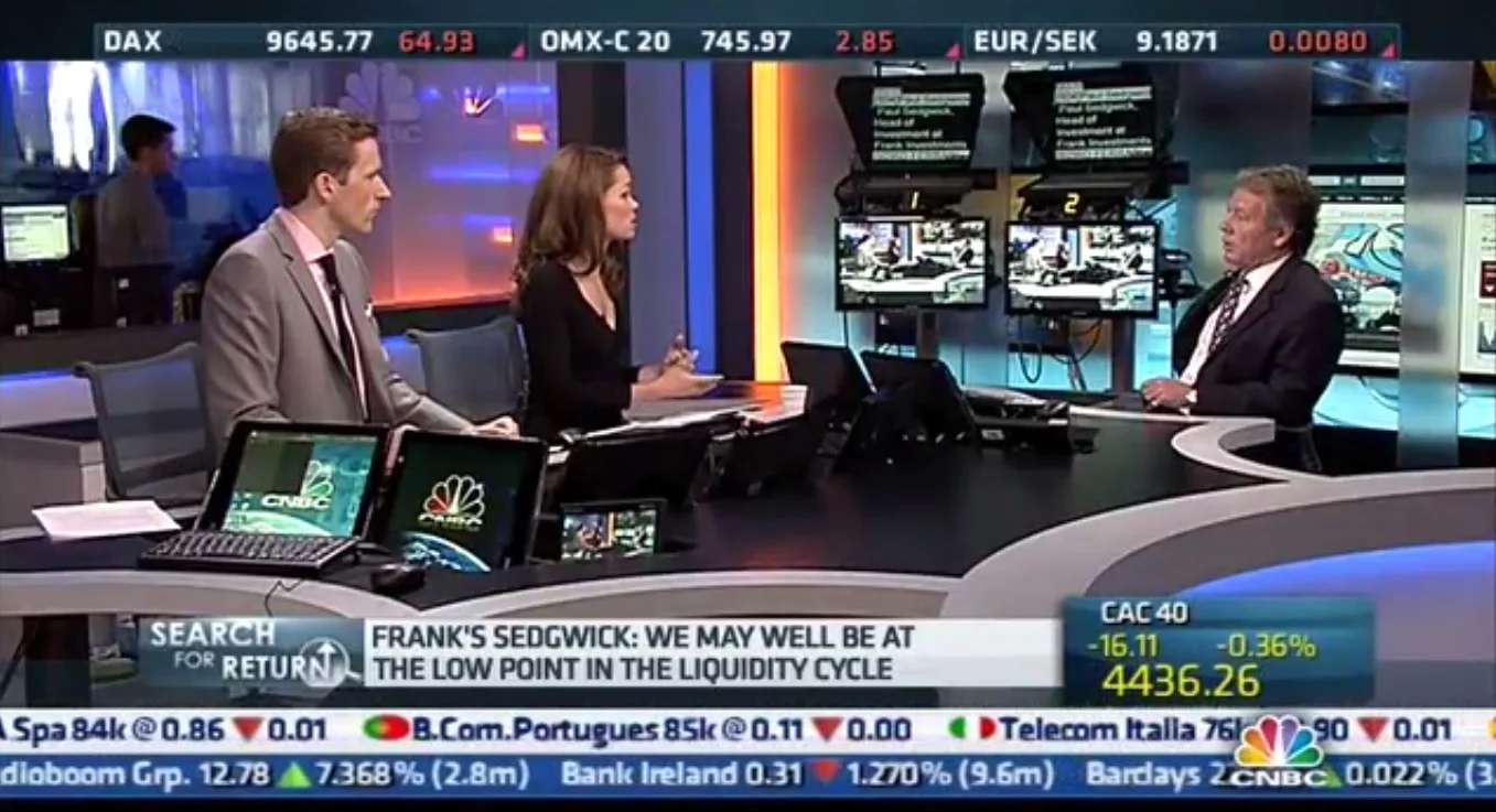 CNBC Team speaking with Paul Sedgwick