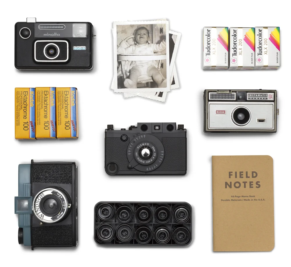 The Artful Union worked online boutique Four Corner Store to create a vintage, analog themed brand with unique packaging for their products.