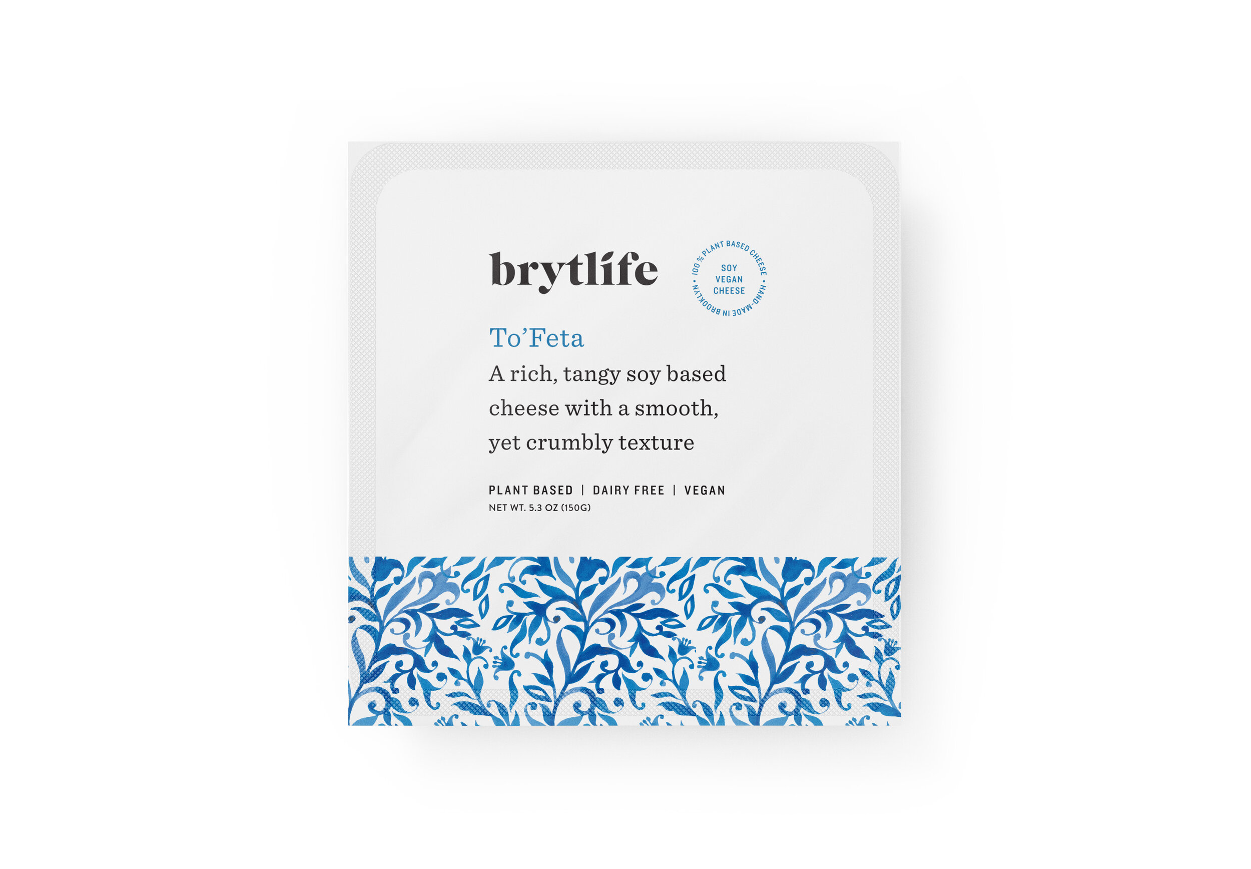 Brytlife Vegan Feta Cheese Packaging Design by The Artful Union
