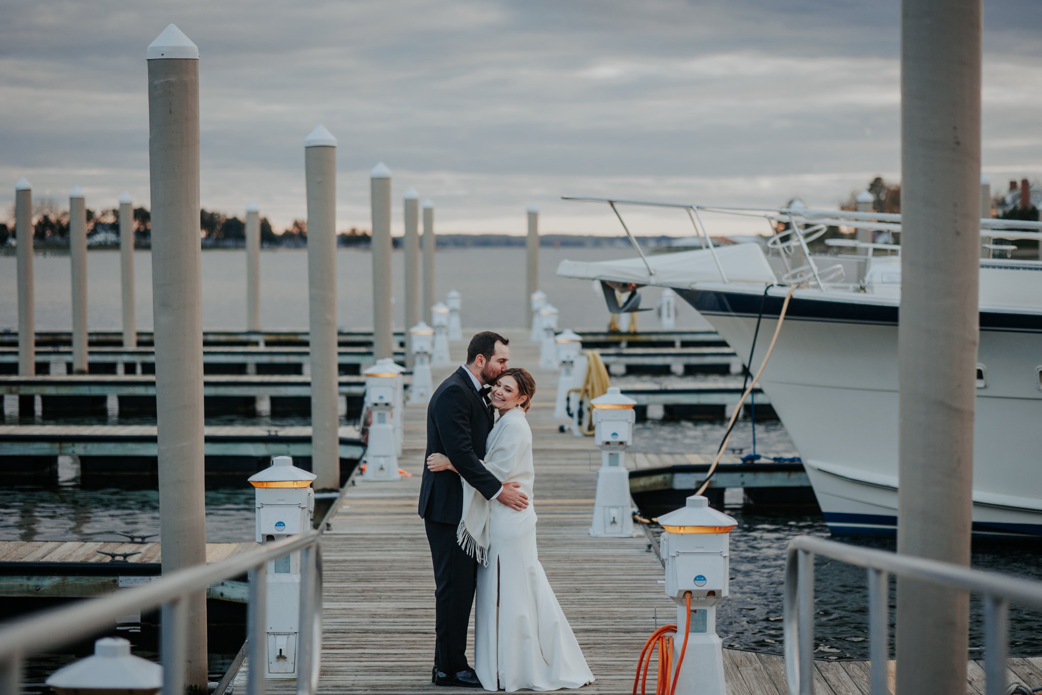 Fun, Early Spring Wedding with a Crazy Fun Dance Floor at the Tides Inn ...