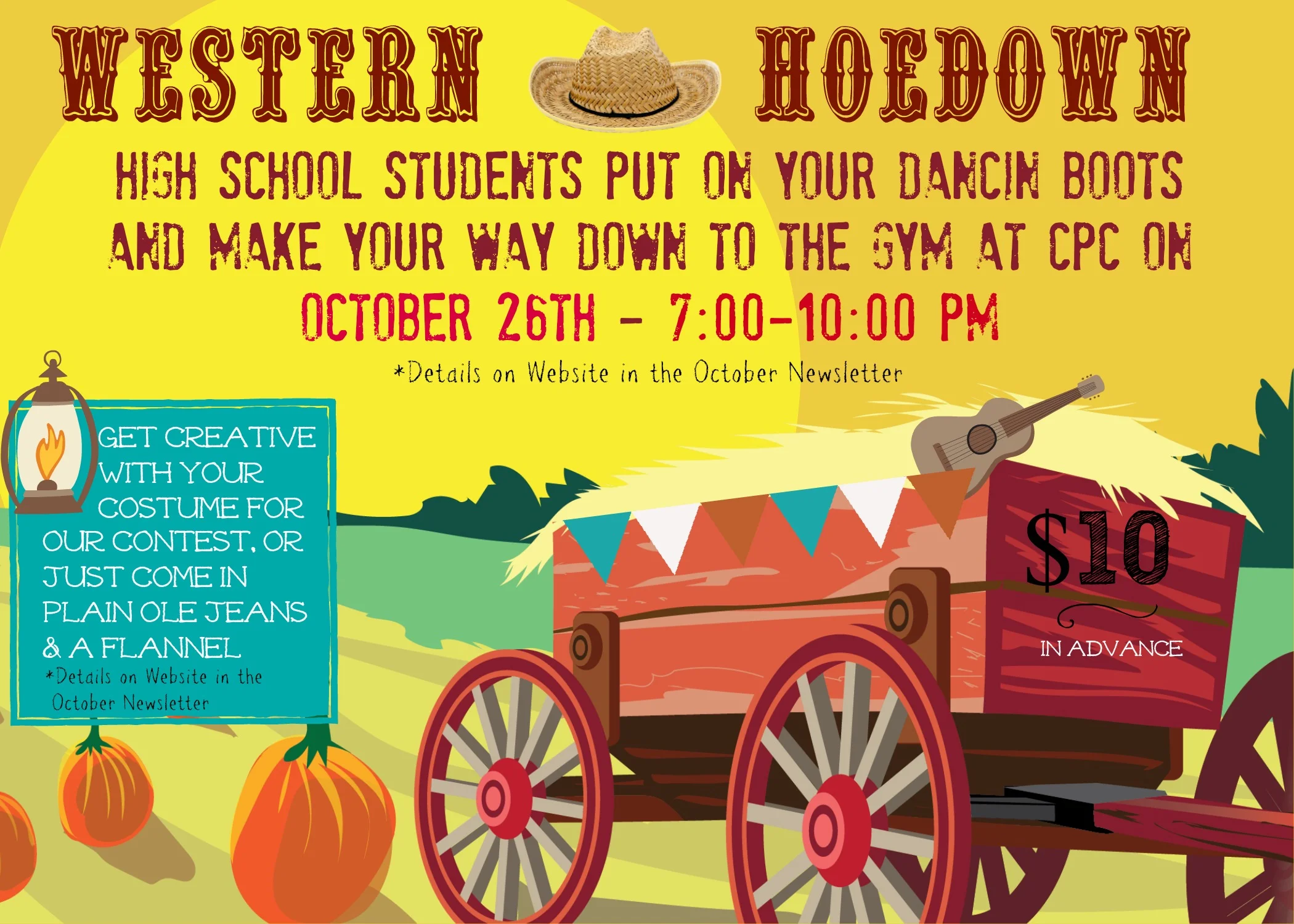If you have any questions, please don't hesitate to talk to me and I'll be glad to help. Looking forward to seeing you at the Hoe Down! Missy Lowery | Teen Coordinator | (205) 910-0893