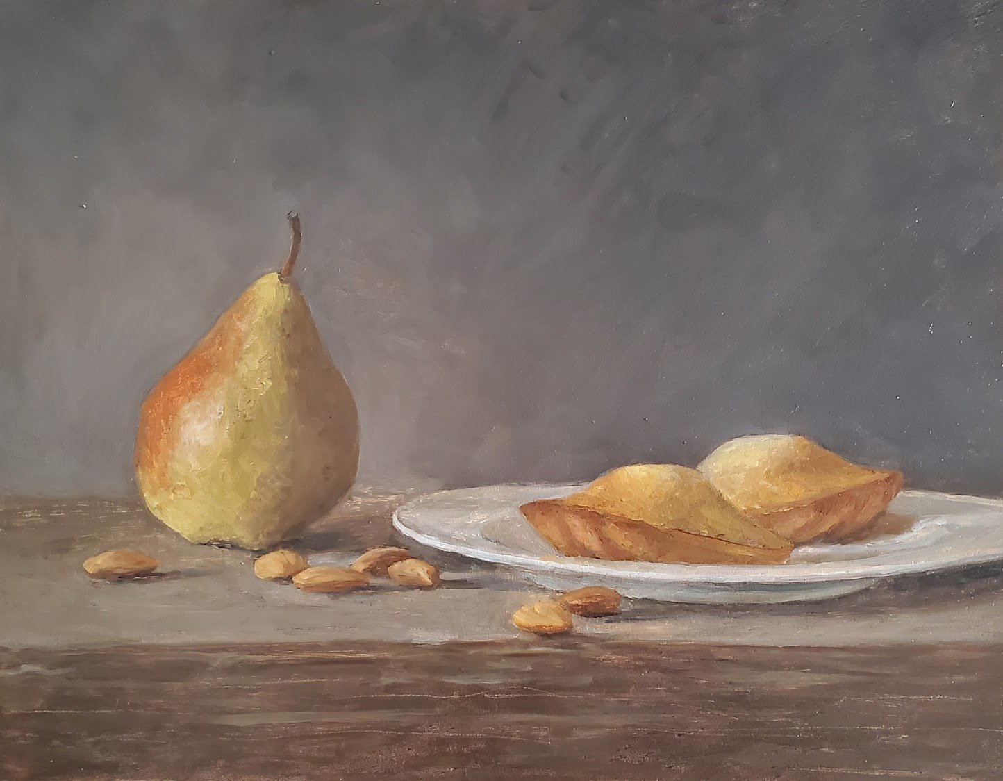 Le gouter - pear and madeleines 2025.jpg