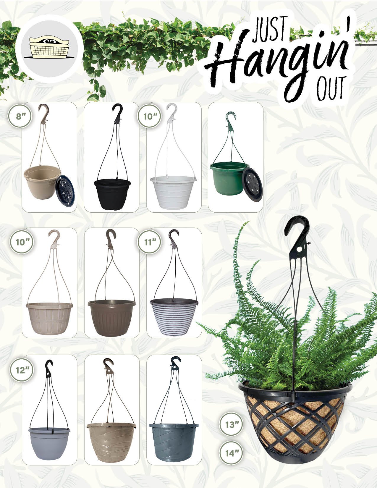 03-27-24 Plastic Hanging Baskets with Hangers.jpg