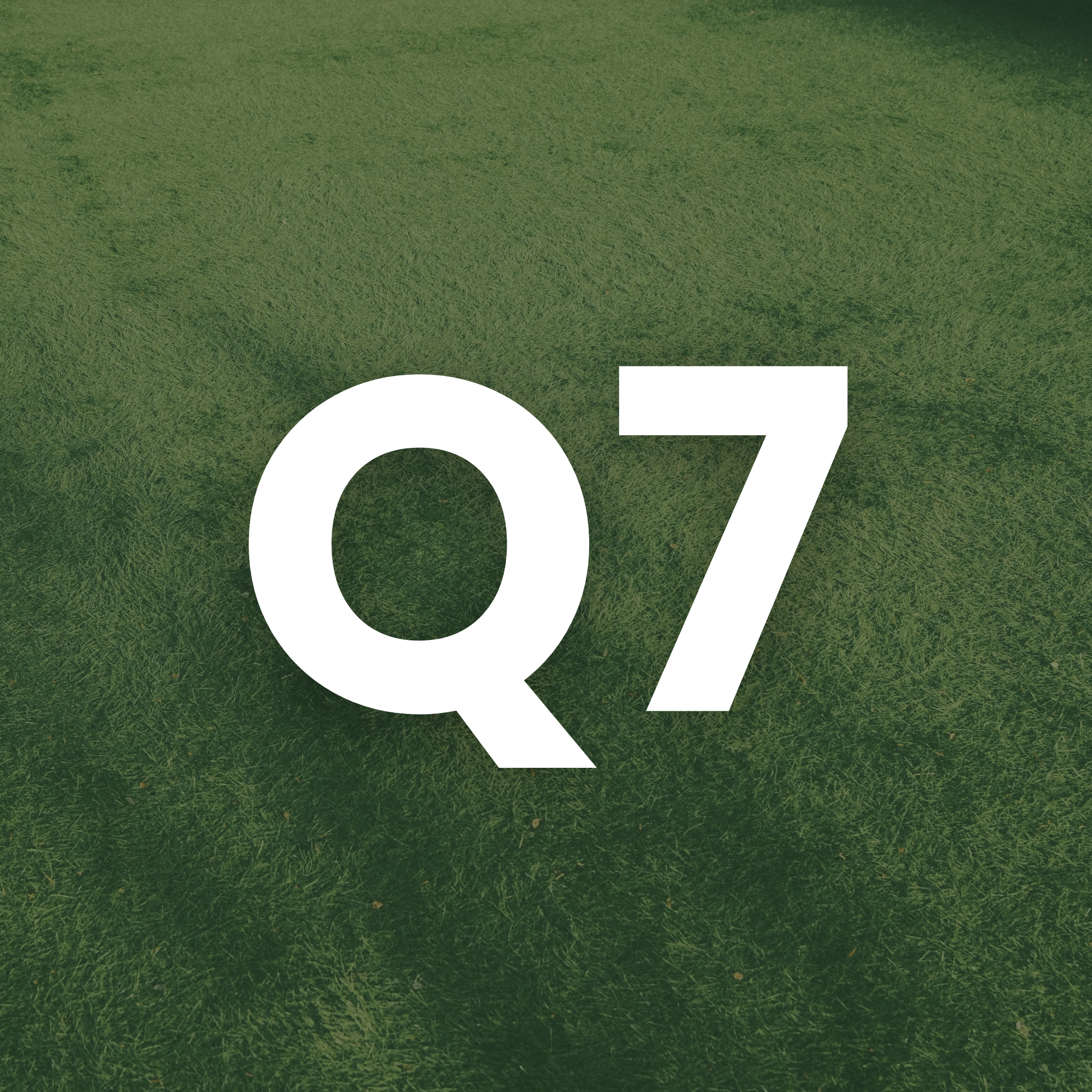 A small square icon featuring the white text "Q1" set against a blurred background of a green lawn.