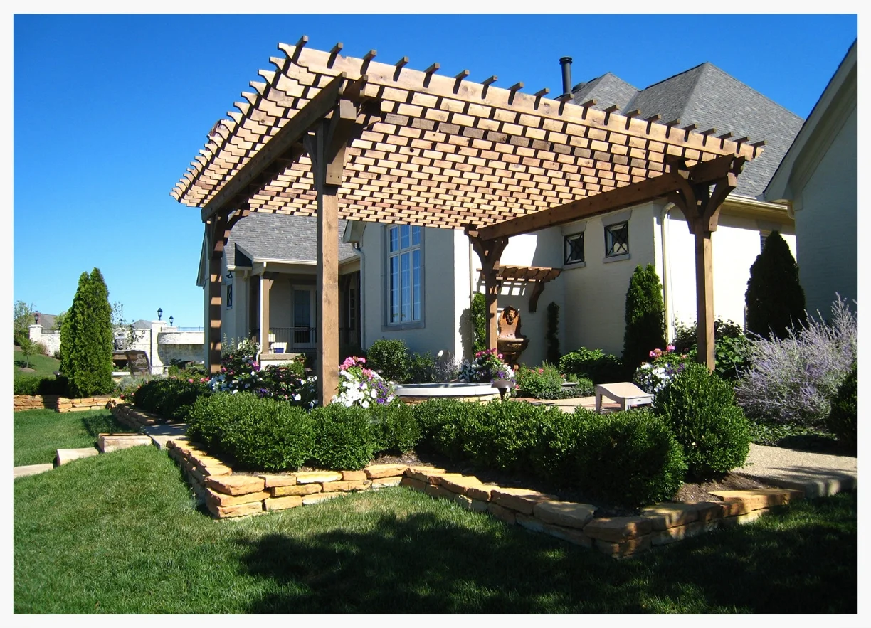 Pergola and Landscape Clean Up