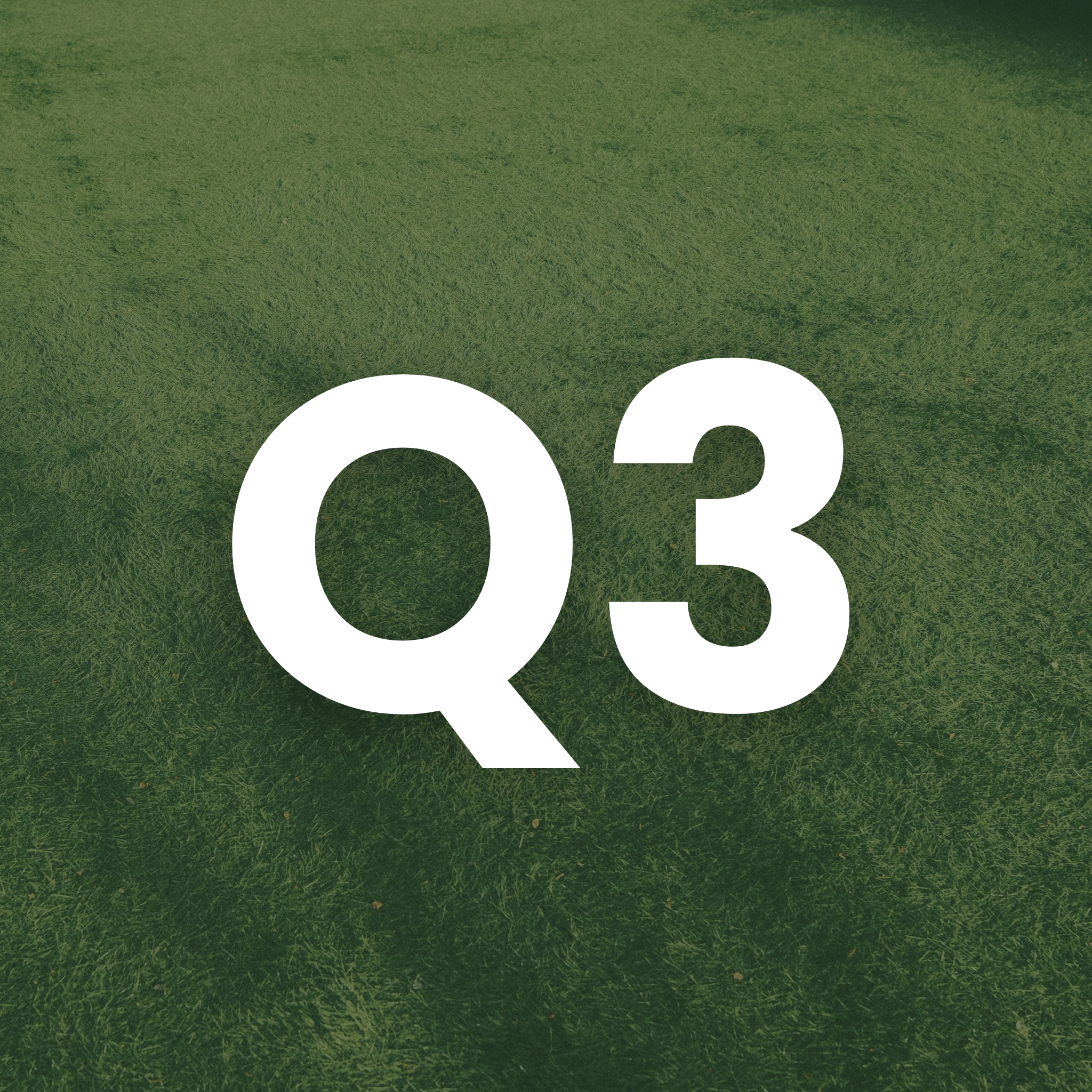 A small square green icon with the white text "Q3".