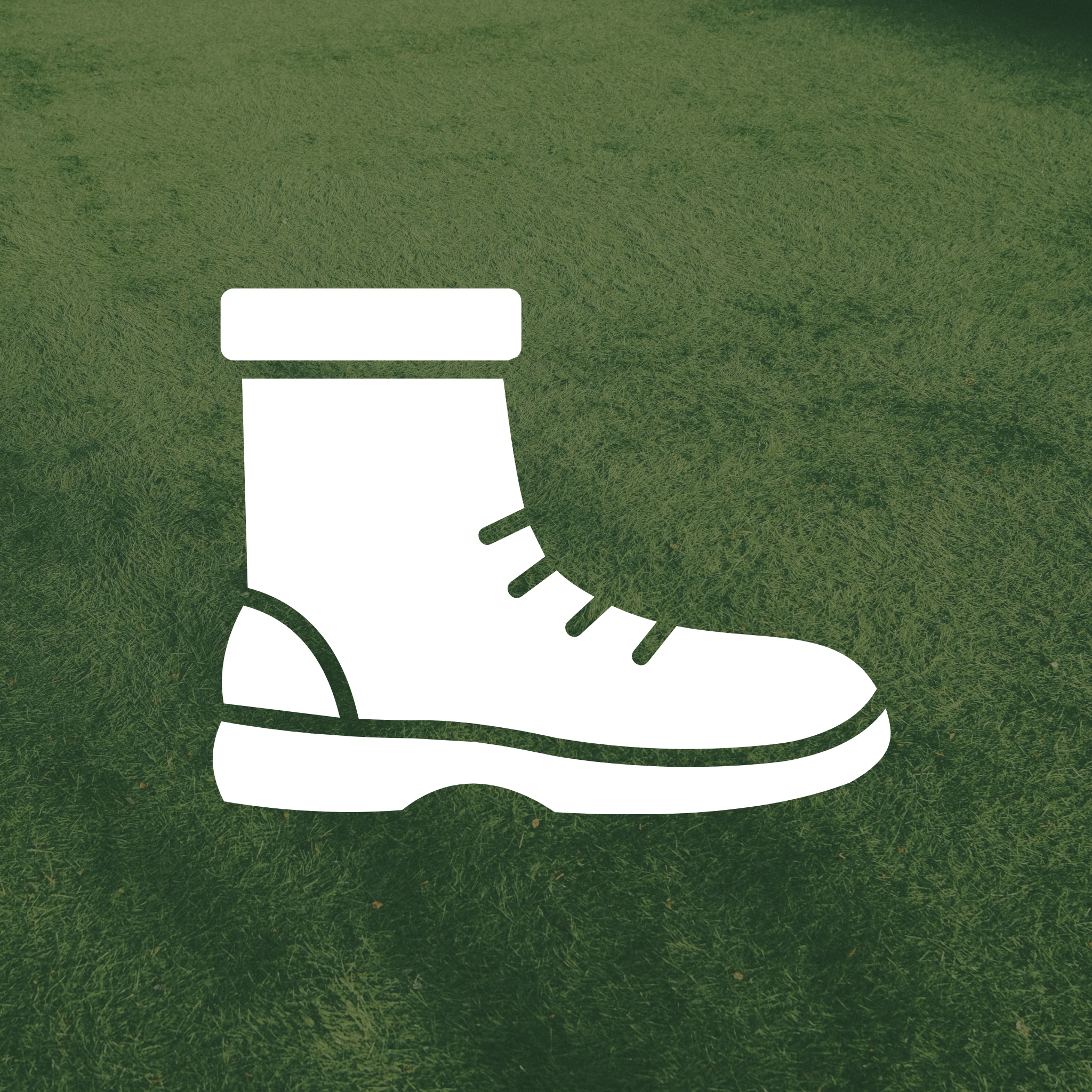 An outline of a sturdy work boot.