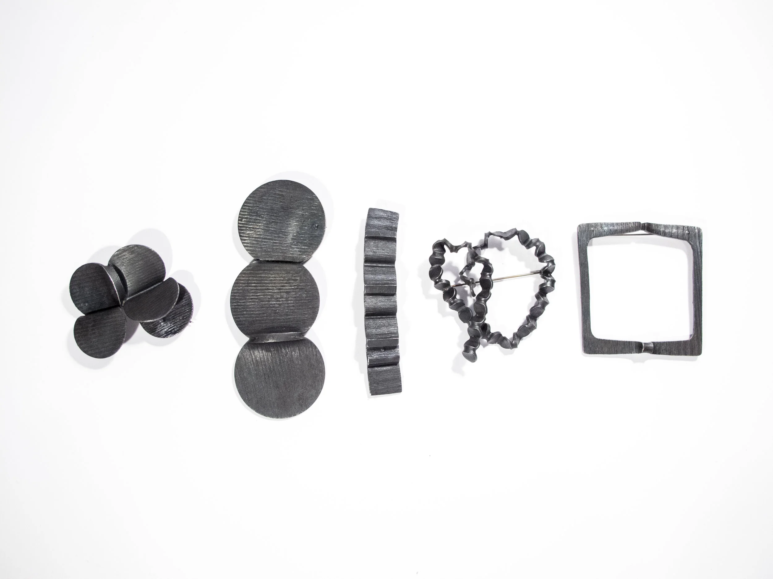 Brooches 2017 forged iron