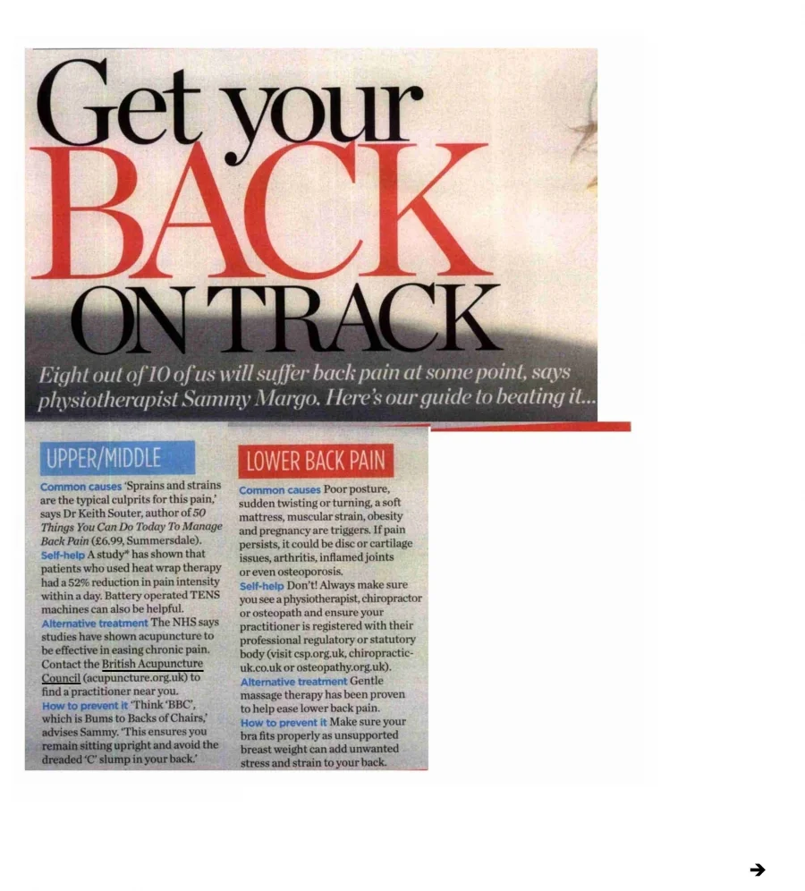 Get your back on track