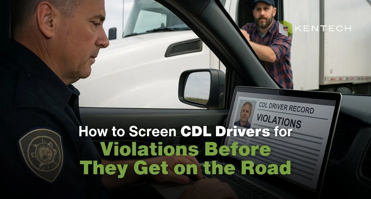 How to Screen CDL Drivers for Violations Before They Get on the Road