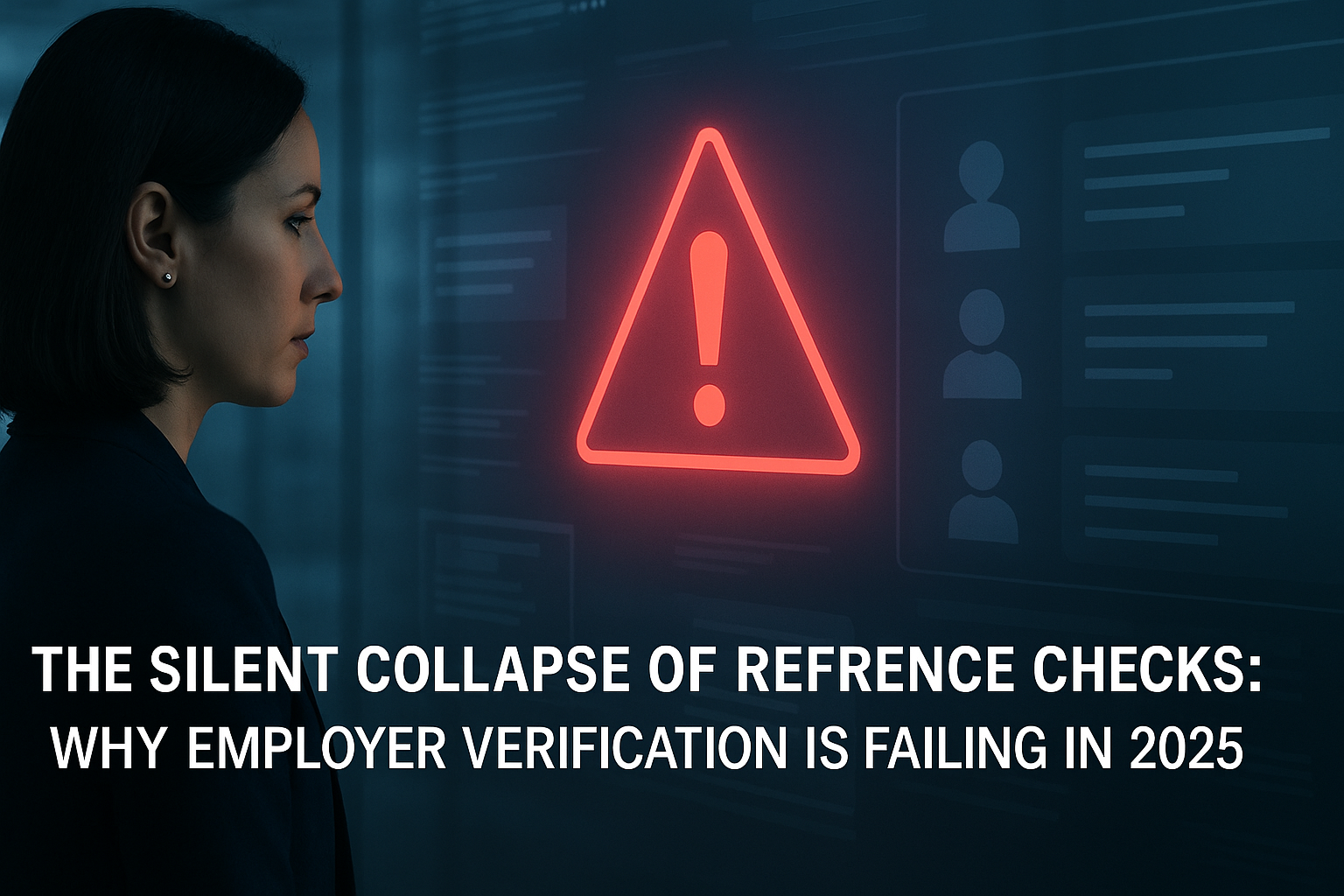 The Silent Collapse of Reference Checks: Why Employer Verification Is Failing in 2025