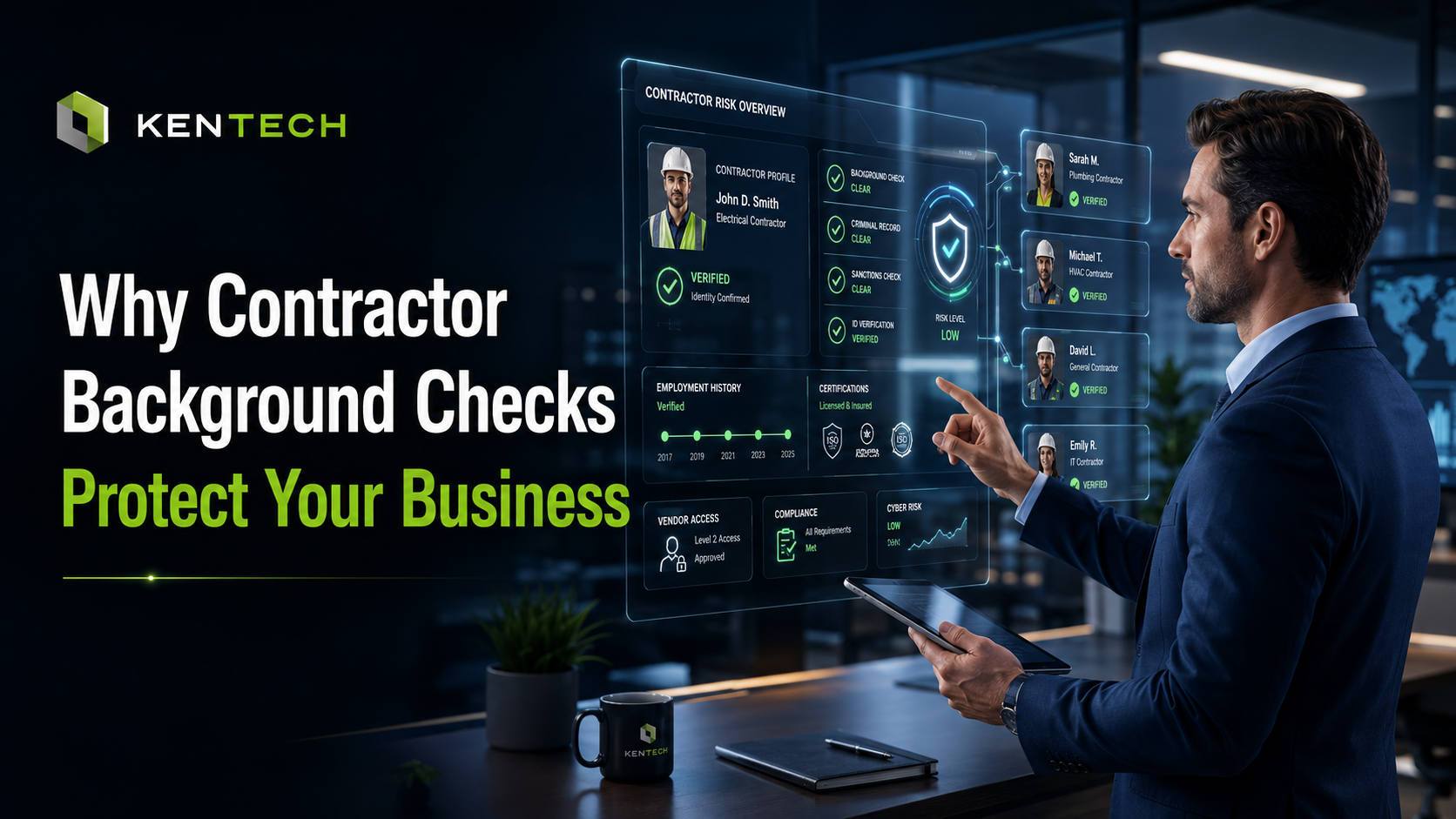 Contractor Background Checks: The Missing Piece in Your Workforce Risk Strategy