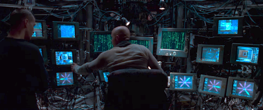 Figure 8: The controlling room inside the Morpheus's spaceship