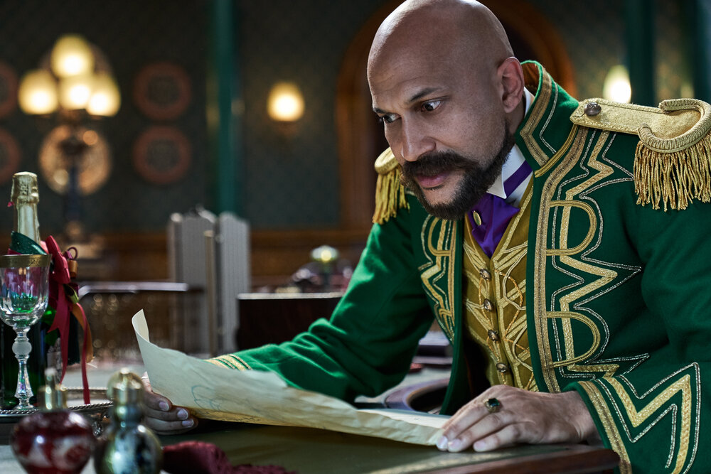  JINGLE JANGLE: A CHRISTMAS JOURNEY (2020) Keegan-Michael Key as Gustafson. Cr. Gareth Gatrell/NETFLIX 