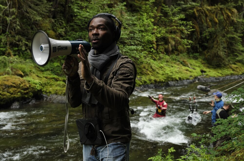  Actor-director David Oyelowo directs a scene on location for the adventure/drama "The Water Man," the film with which Oyelowo makes his directorial debut. (Photo courtesy of Karen Ballard) 
