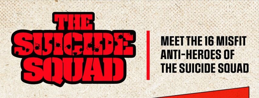 INFOGRAPHIC: The Suicide Squad: Meet the 16 Misfit Members of Task Force X