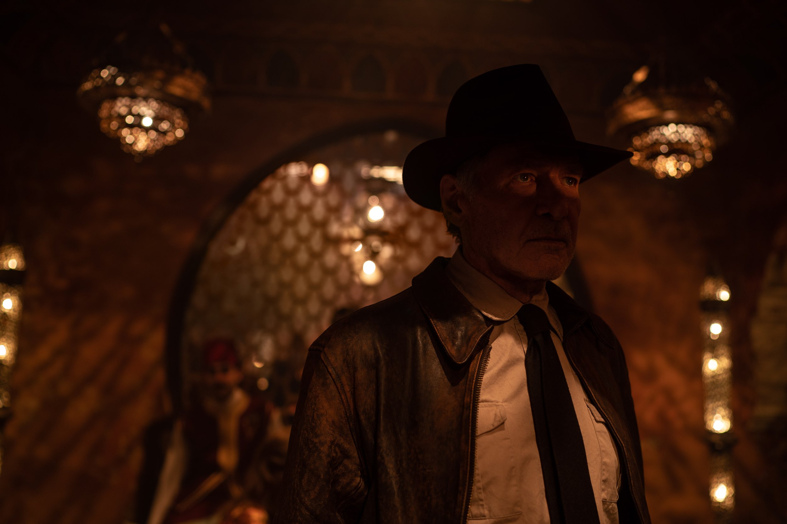  Indiana Jones (Harrison Ford) in Lucasfilm's IJ5. ©2022 Lucasfilm Ltd. & TM. All Rights Reserved. 