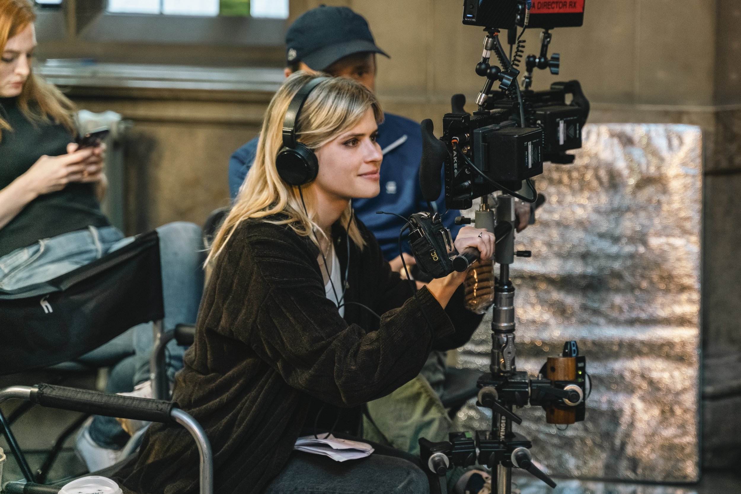 Director Carlson Young on the set of UPGRADED_Photo Credit_ Paul Stephenson _ Amazon MGM Studios..jpg