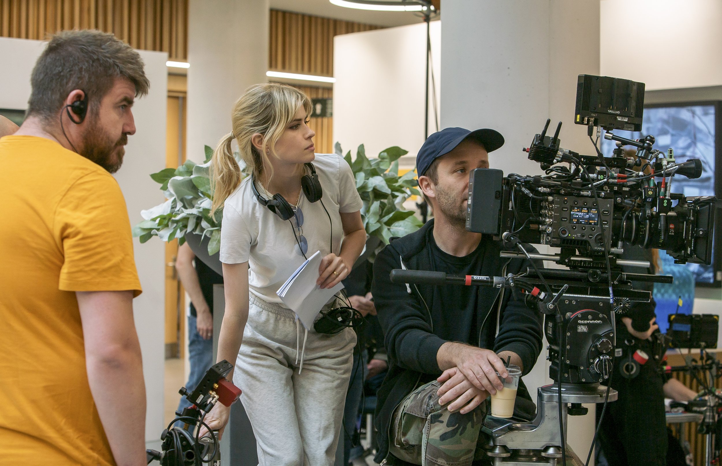 Director Carlson Young on the set of UPGRADED_Photo Credit_ Paul Stephenson _ Amazon MGM Studios.jpg