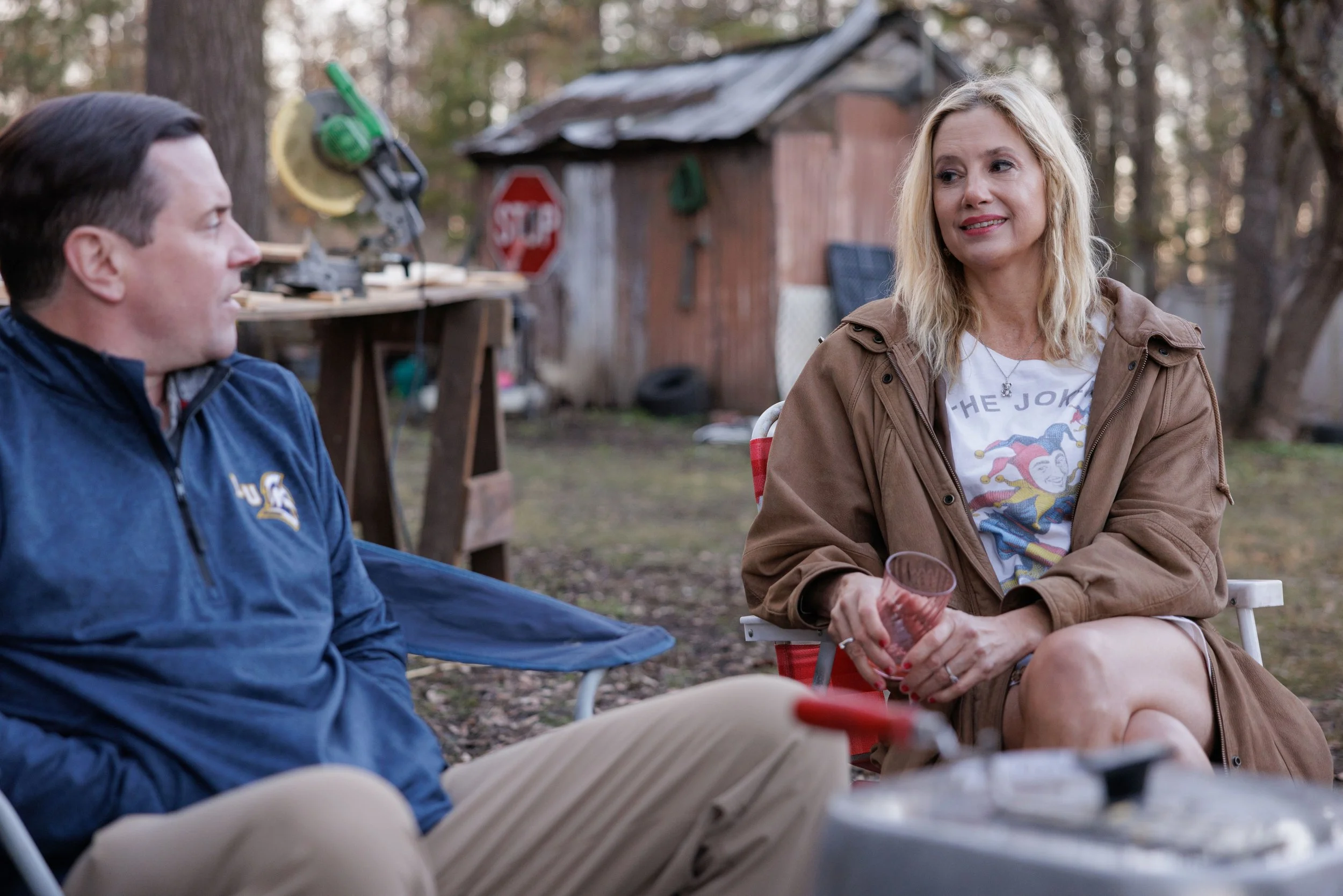 Michael Mosley and Mira Sorvino.jpg