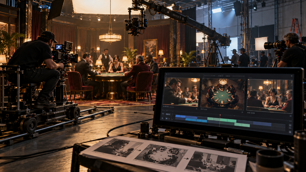 How Camera Angles and Editing Bring Casino Scenes to Life