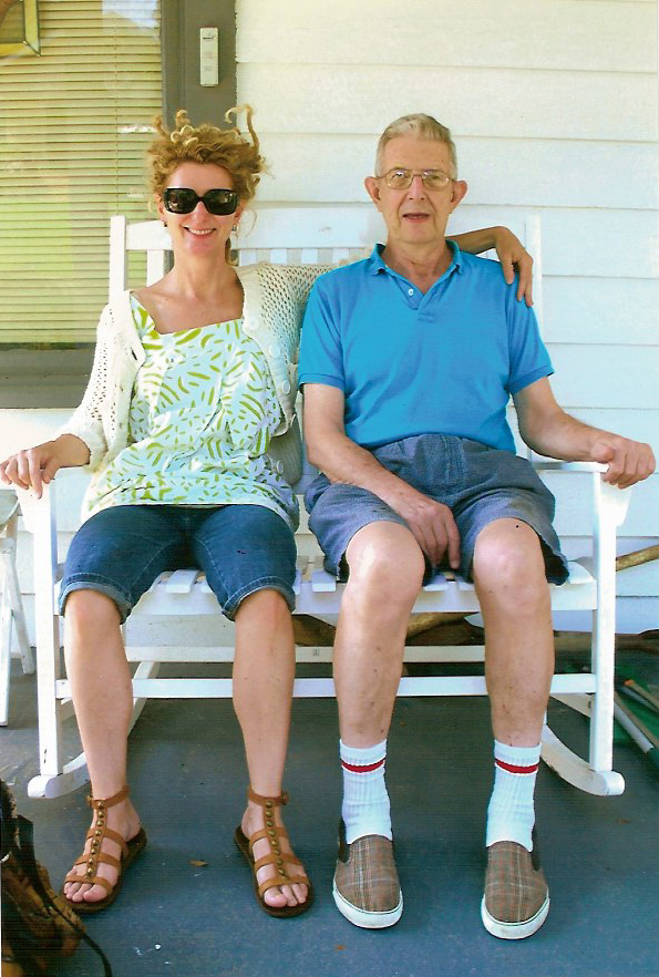 Mimi and her Dad, Jim Moncier (1932-2011) in 2010