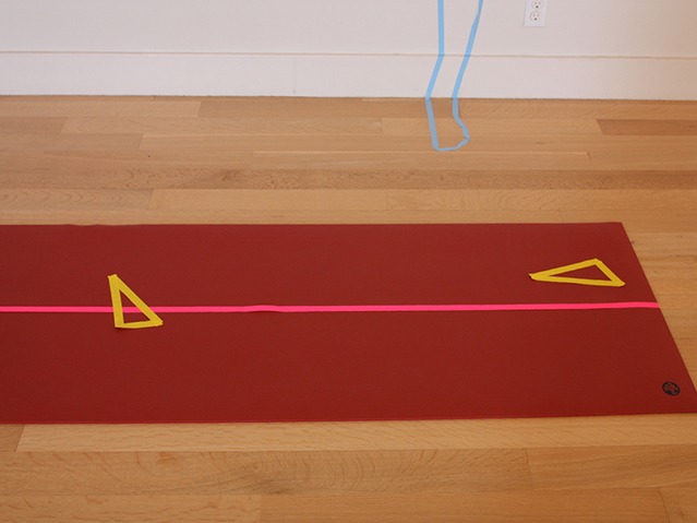 warrior II magic carpet view side