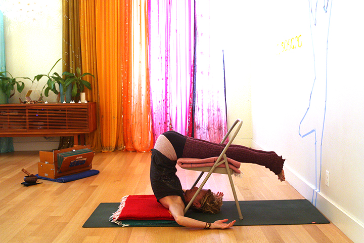 Supported Halasana