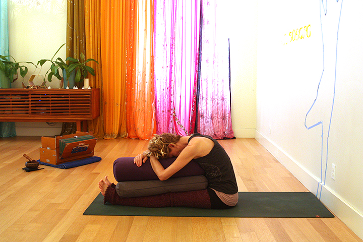 Supported Pascimotanasana