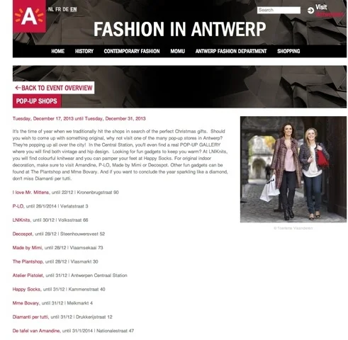 Fashion in Antwerp - Stad Antwerpen