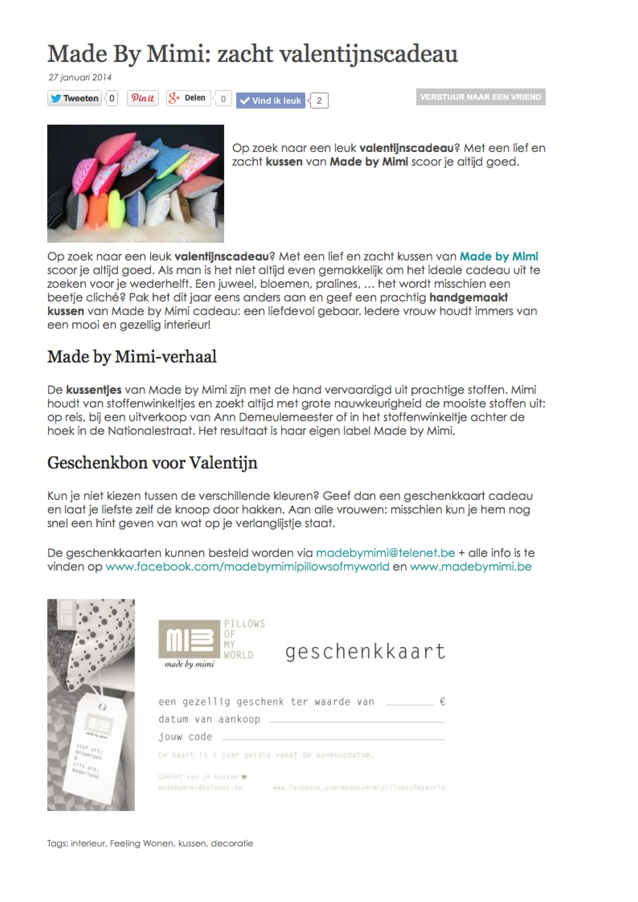 Feeling Wonen online - 27 januari 2014