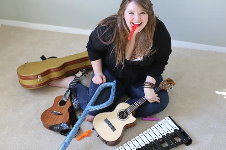 This image represents only a fraction of the instruments floating around Louisa's home. She might have a problem.